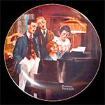 Norman Rockwell collector plate 'Close Harmony' - $29.90
