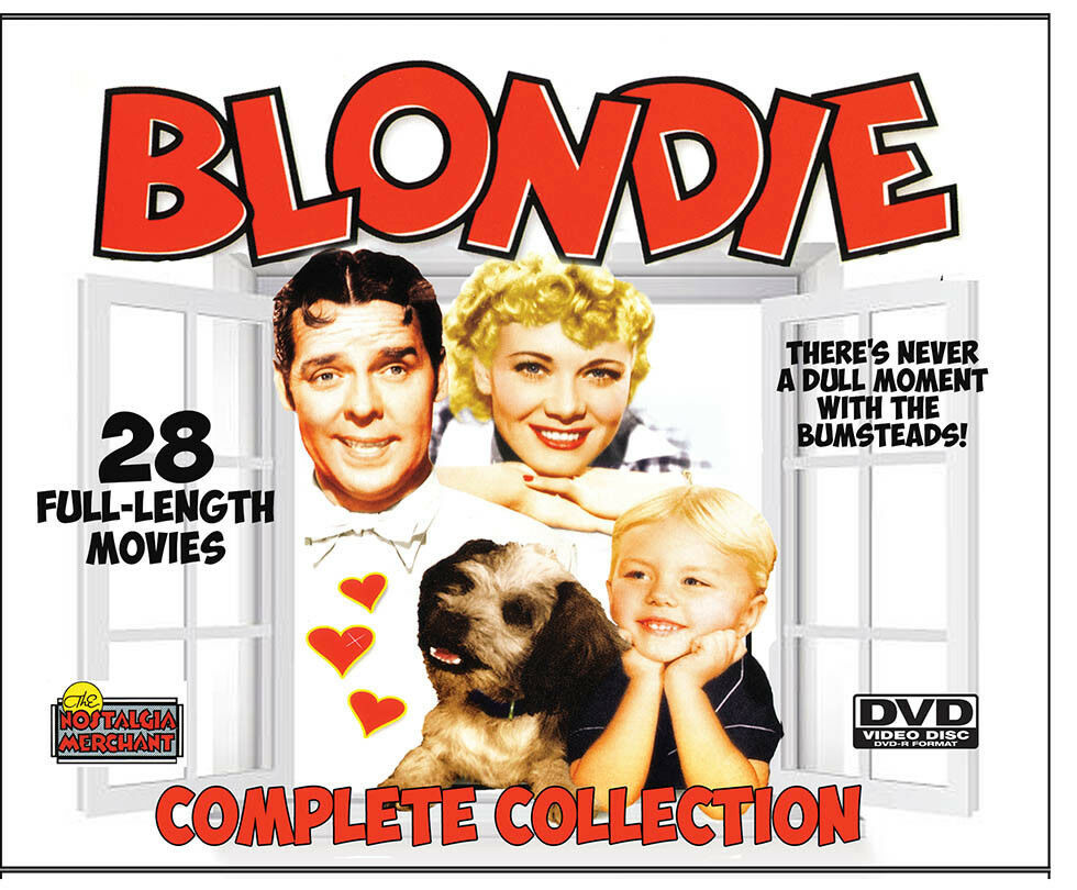 Blondie And Dagwood Film Collection 28 Movies Dvds And Blu Ray Discs