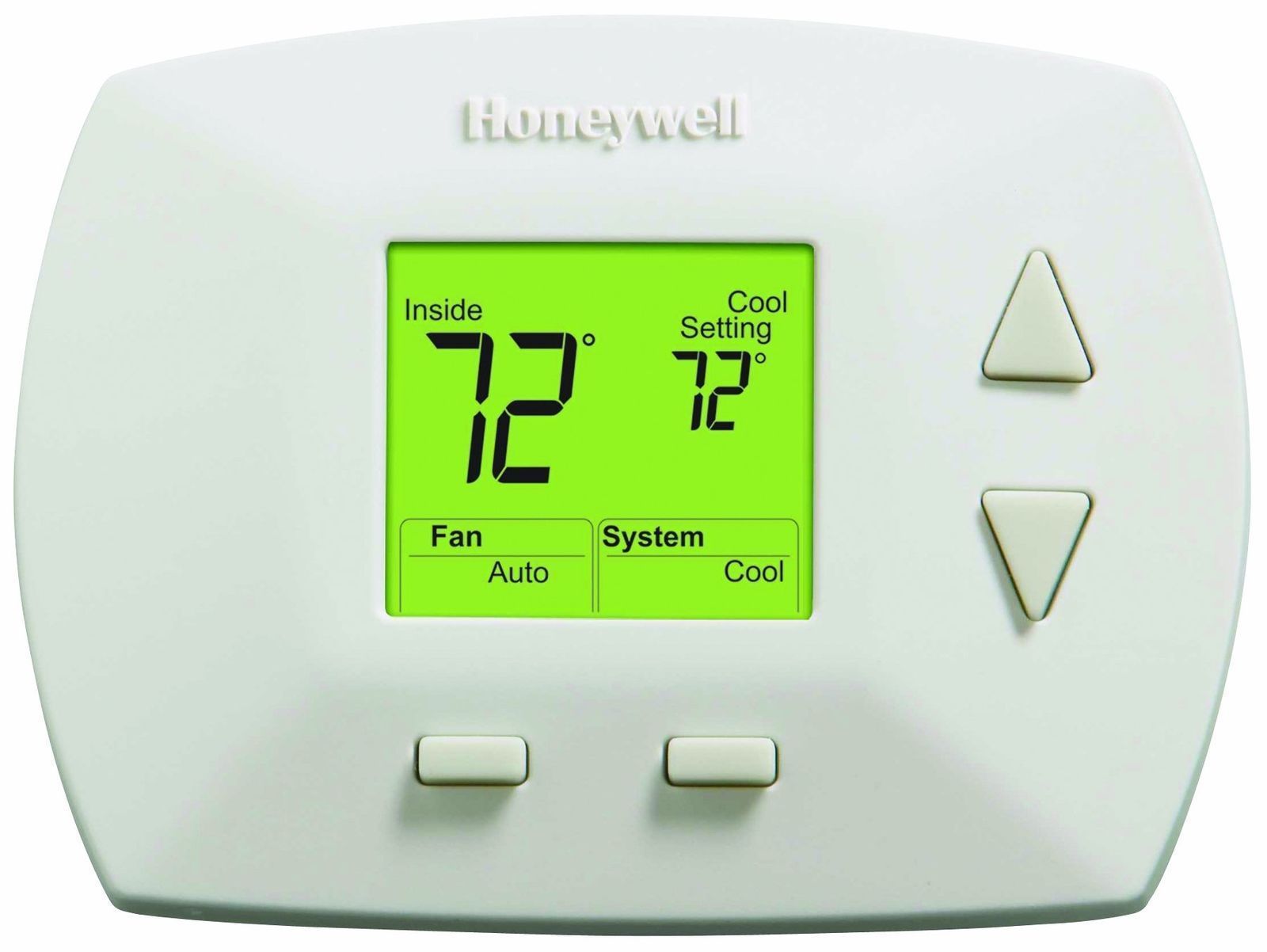 Honeywell Deluxe Non Programmable Thermostat Digital Heat/Cool Large
