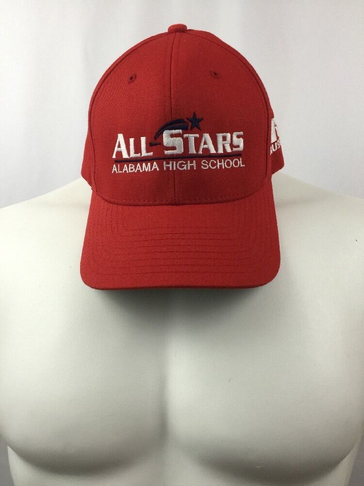 Red Baseball Cap All Stars Alabama High School Russell Pacific Headwear - $19.20