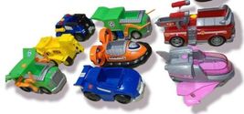 Nickelodeon Paw patrol vehicles Lot of 8 - Fire Engine, Trucks, Cars, Plane etc  image 3