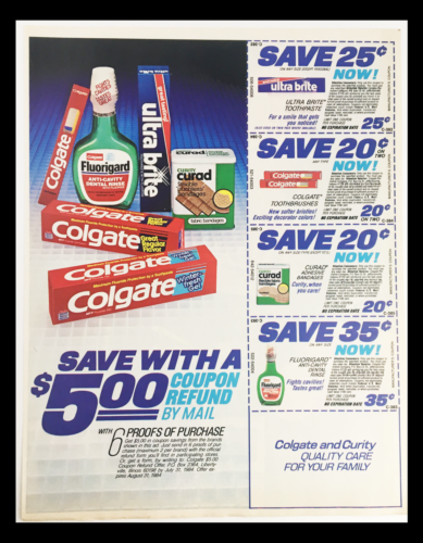 1984 Cascade Lemon Scent Dishwashing Detergent Circular Coupon ...