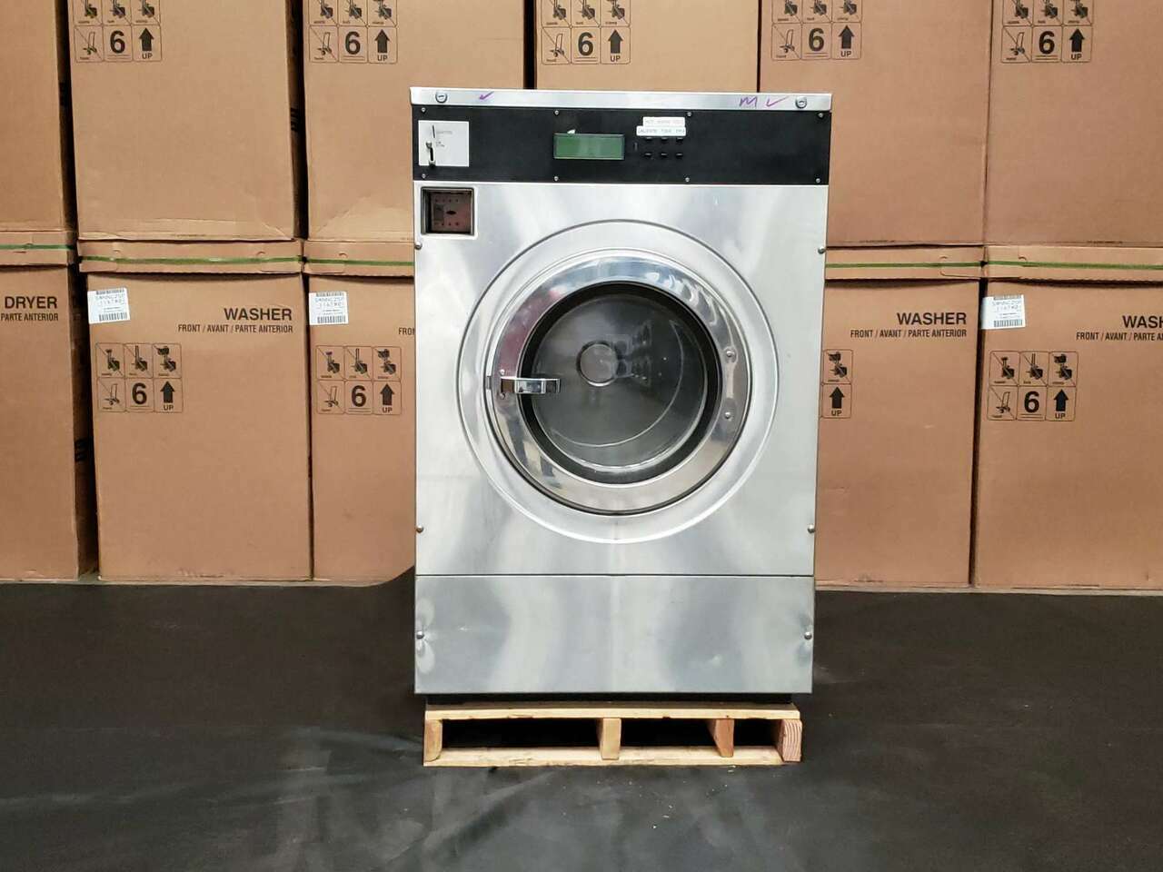 MAYTAG MFR40PDCTS FRONT LOAD WASHER COIN OP 40LB 240V S/N 12000397JC [REF] - $3,465.00
