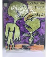 Abstract Folk Pop Modern Cartoon Art Print Alien Picture Print - $33.81