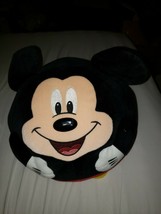Mickey Mouse Beanie Ballz Large Round Ball Plush Pillow 2013 TY New No Tag - $9.90