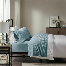 Luxury Teal Blue Year Round Cotton Percale Sheet Set - ALL SIZES - $57.36+
