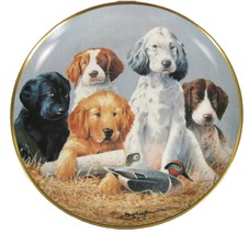 School Daze Collector Plate Jim Killen Dogs Puppies Franklin Mint Porcelain - $14.95