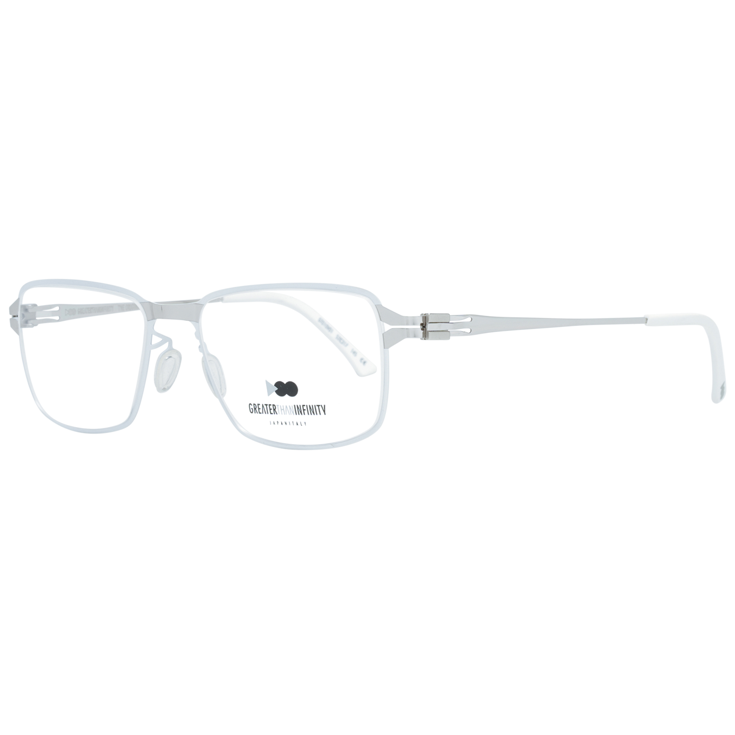Greater Than INFINITY White GT010 V01N Eyeglasses 52mm Made in Italy