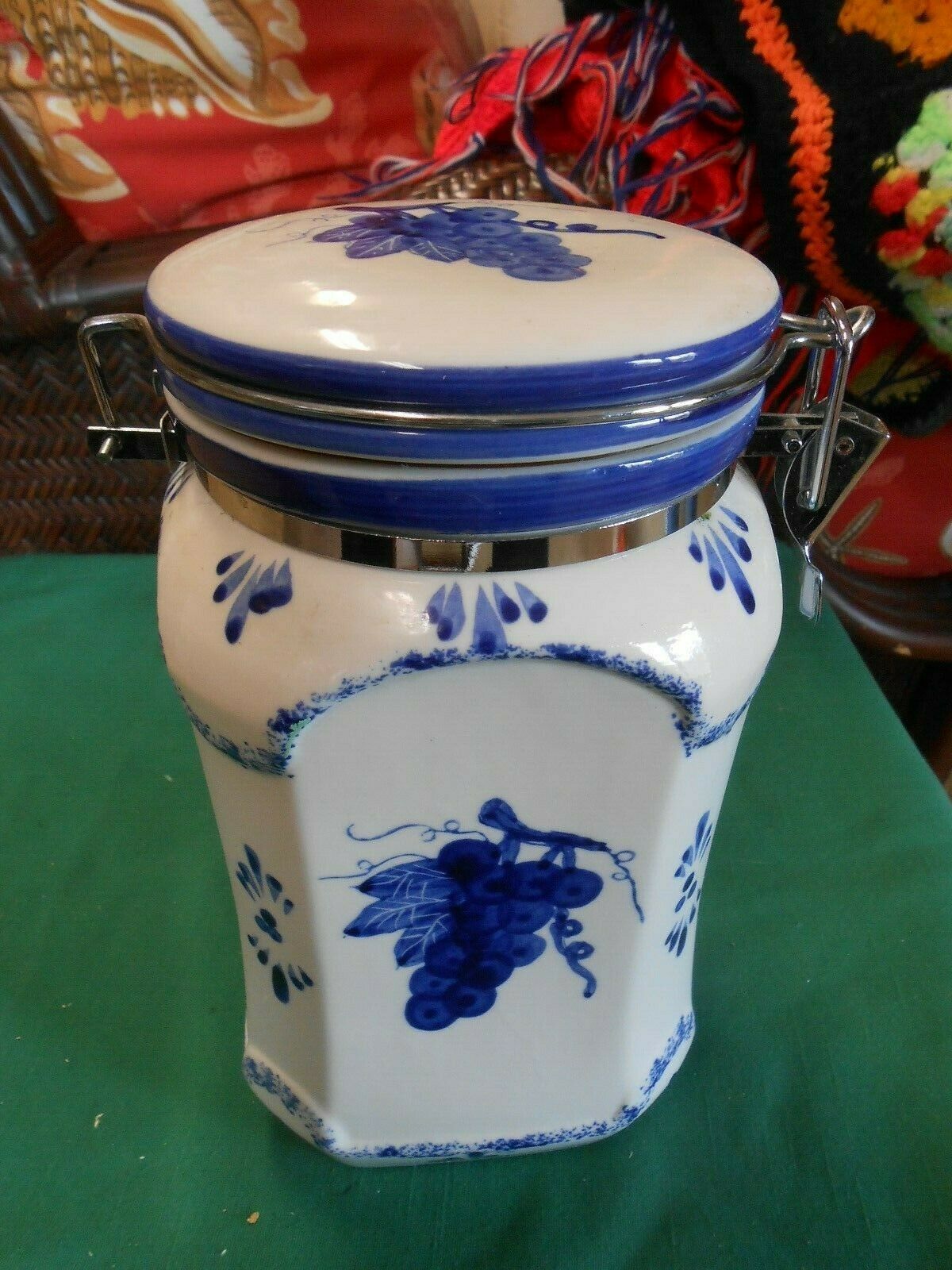 Primary image for Great Porcelain CANISTER Partyware by HOME ESSENTIALS..9.5"