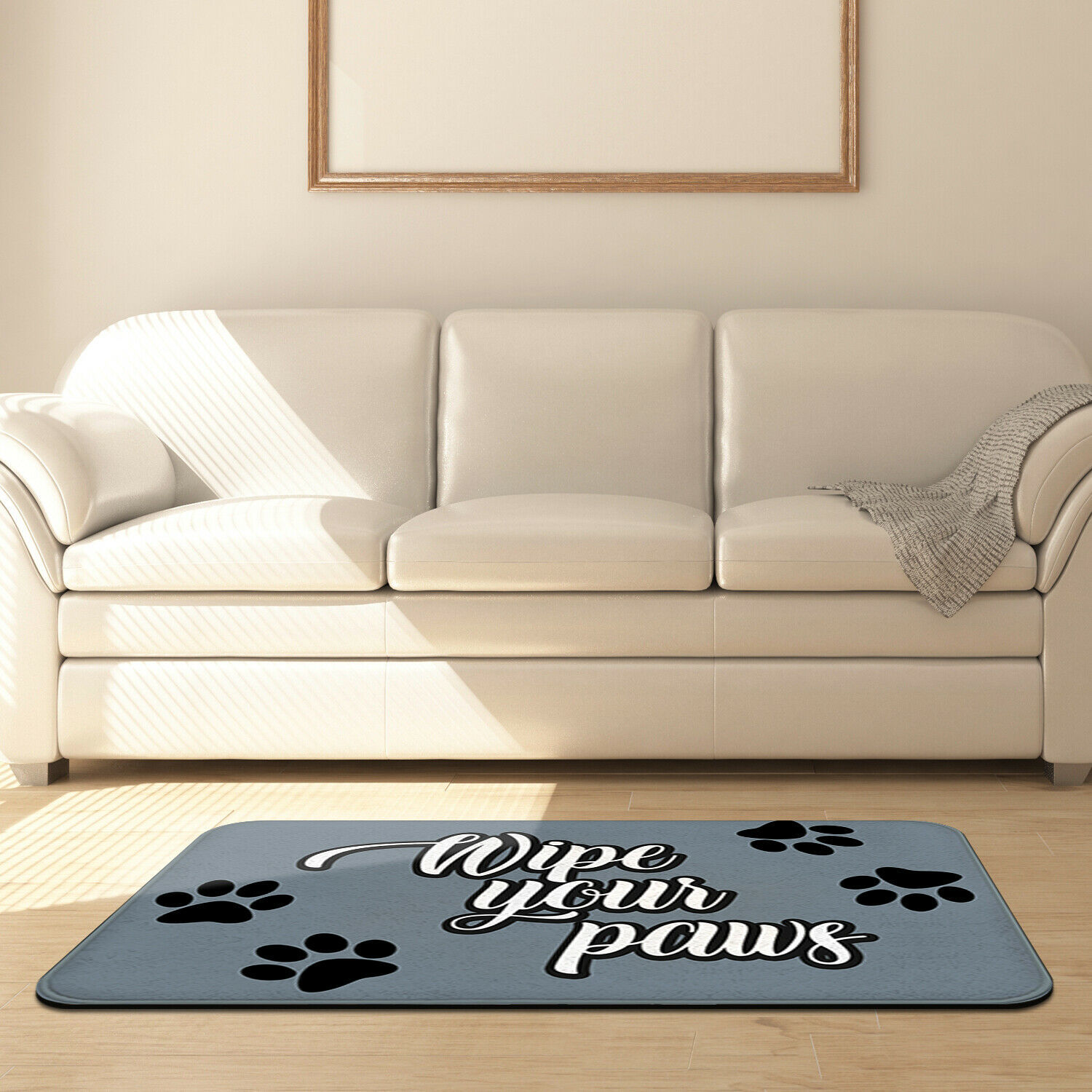Wipe Your Paws Indoor Floor Mats Non Slip Entrance Doormats Home Office