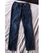 Justice Girls Simply Low Blue Denim Super Skinny Jeans Sz 14R Preowned - $17.87