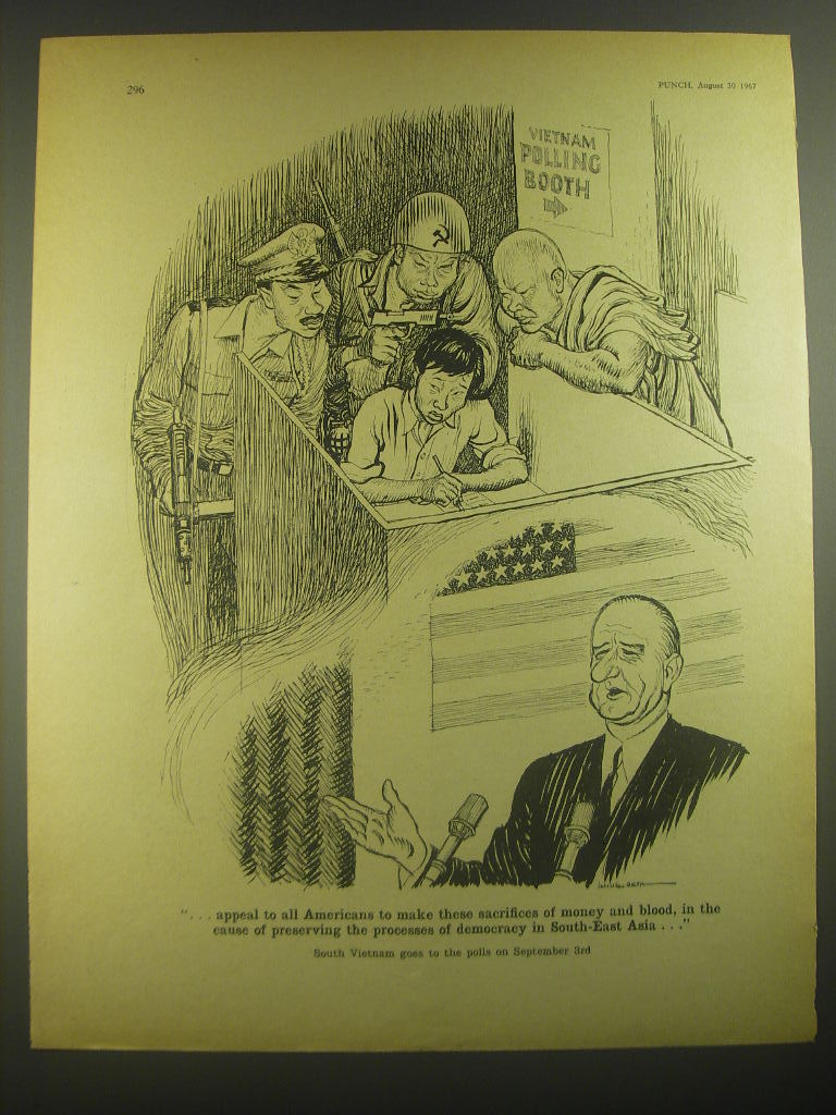 1967 Cartoon by Leslie Illingworth - Appeal to all Americans to make ...