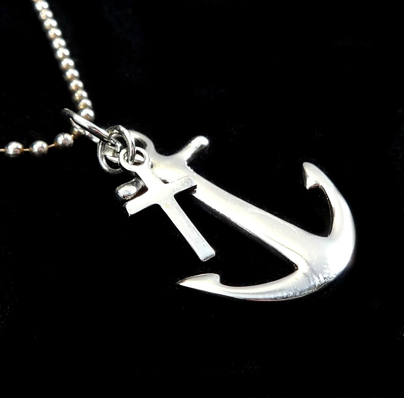Handcrafted Solid 925 Sterling Silver St Clement Anchor/Mariner's Cross ...