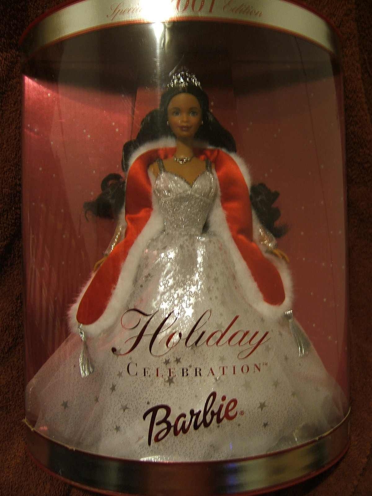 how much is the 2001 holiday celebration barbie worth