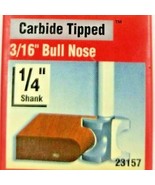 Vermont American Carbide Tipped 3/16&quot; Bull Nose Router Bit New 23157 - $18.99