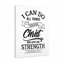 Scripture Lona i Can Do Todos Cosas Through Cristo Philippians 4:13 Cristiano W - $66.19+