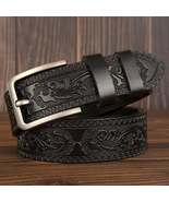 Belt Men 1 year warranty B7 Black accessories harness straps gift for him - $119.00