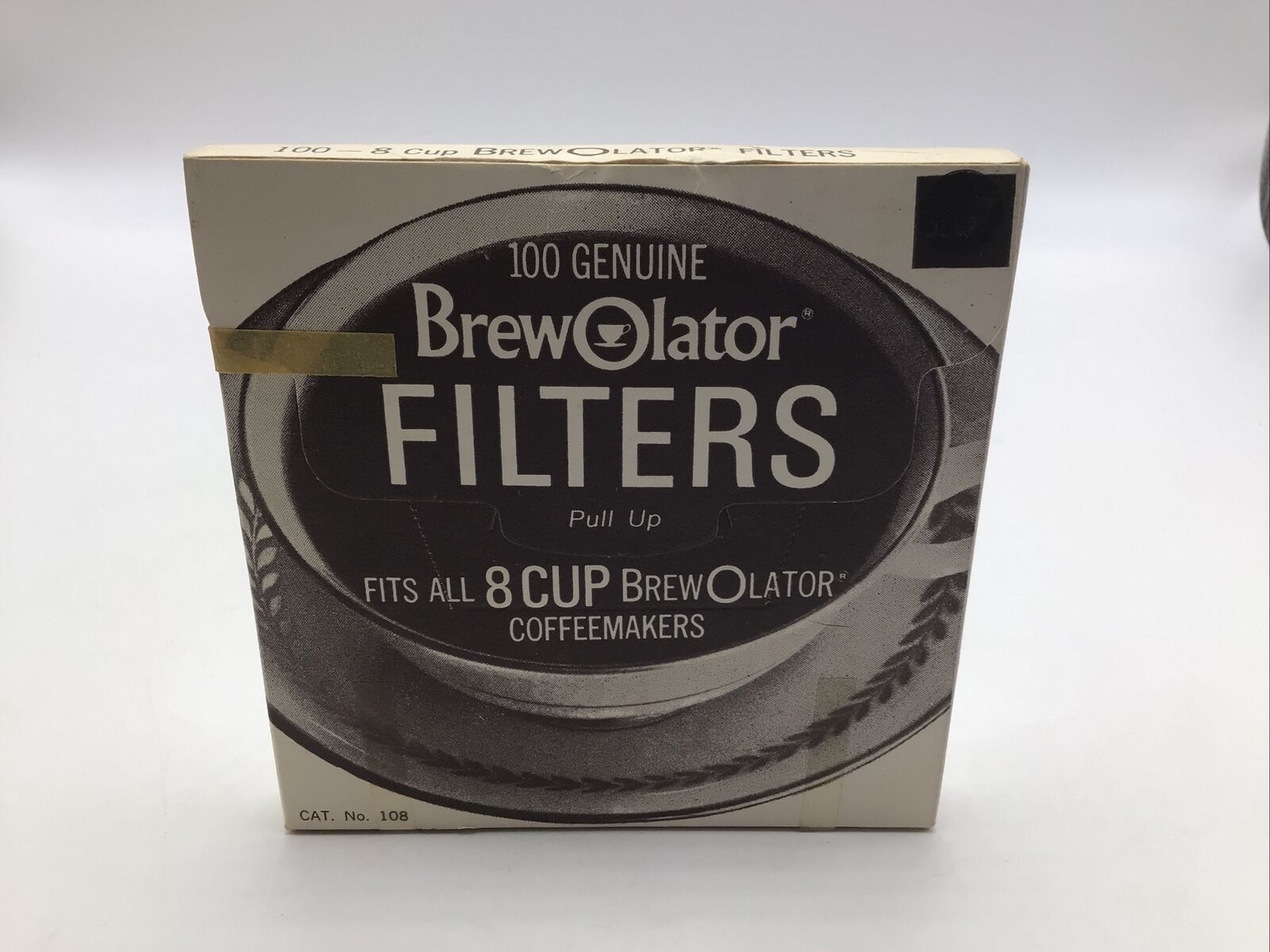 BrewOlator  Coffee Filter Infusion 8 Cup Box of 100 New Old Stock #108 Vintage