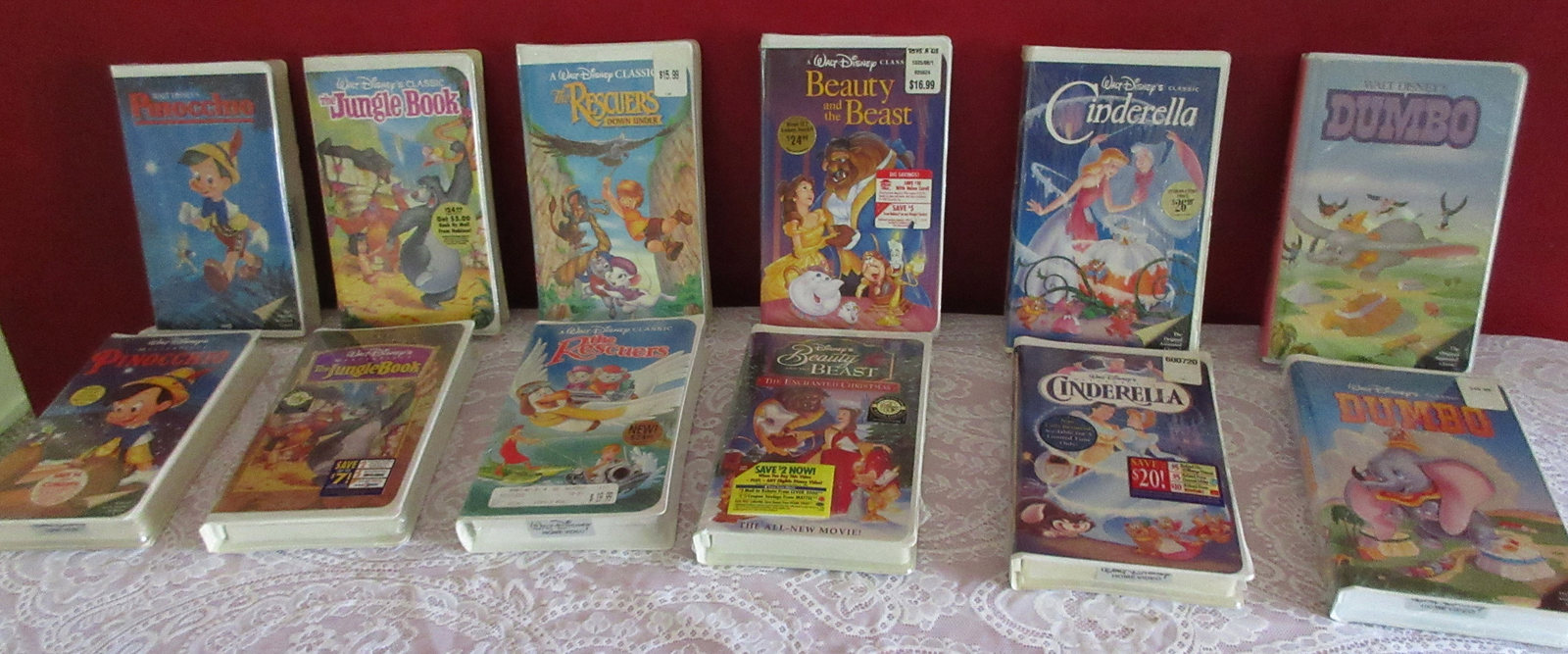 Disney RARE SEALED VHS First Edition Master Piece nostalgic Collectors ...