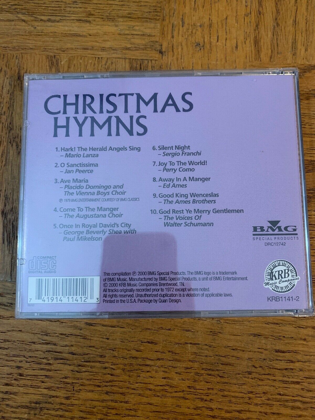 Christmas Hymns CD CDs
