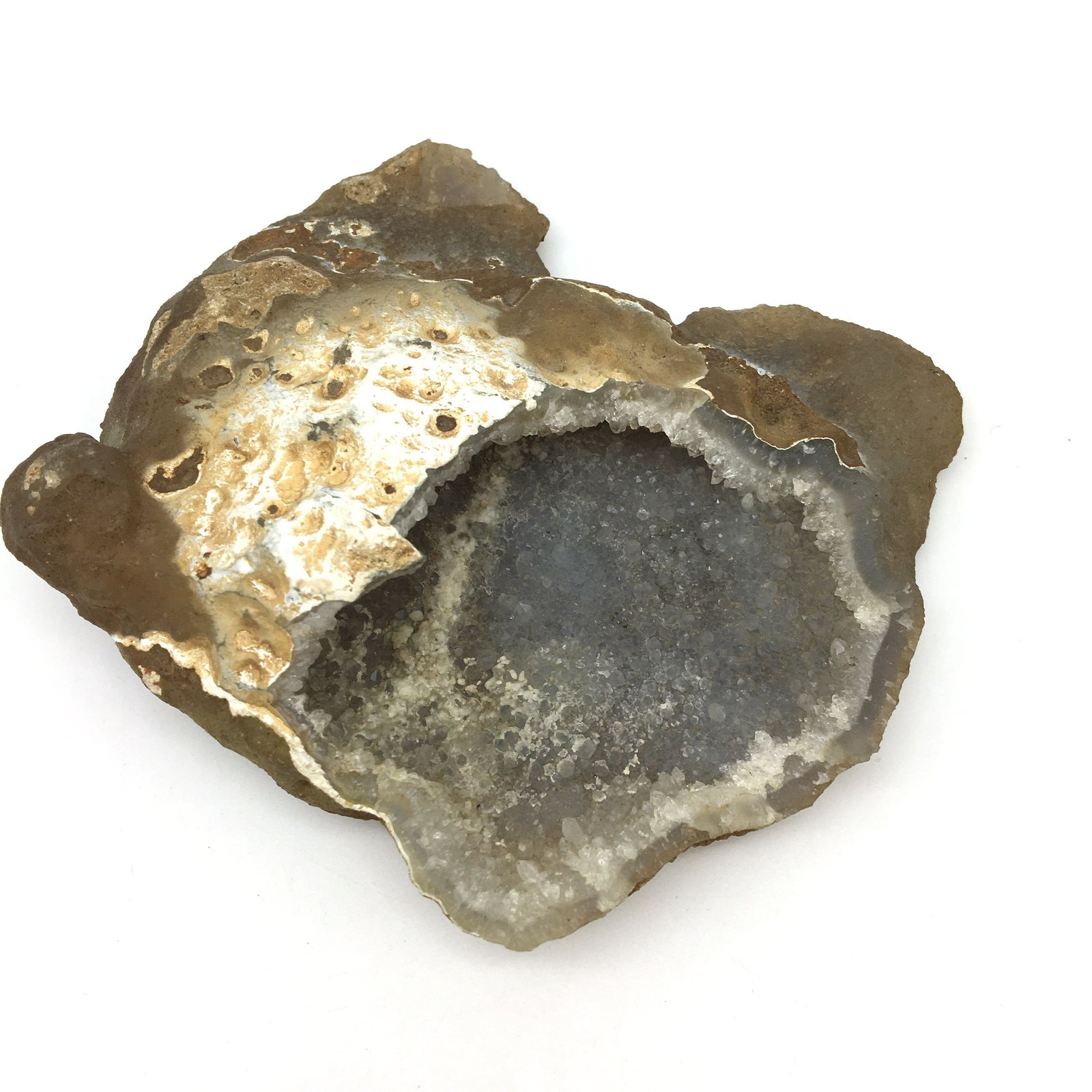 Grey Agate Quartz Geode Raw Geode Healing Stone Healing Crystal Quartz Geode Other