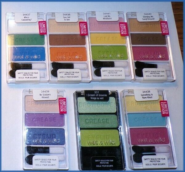 NEW Wet n Wild "Limited Edition" Multi-Color Trio Eyeshadow Palette    Free Ship - $5.50