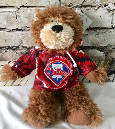 Philadelphia Phillies MLB Teddy Bear Stuffed Toy Baseball Genuine ...