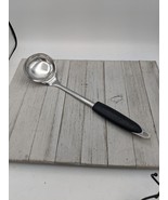 Unbranded Kitchen Ladle 18/10 Stainless Steel Black Handle 13&quot; - $12.95