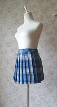 RED PLAID Skirt Women Girl Mini Plaid Skirt Red Check Tennis Skirt Plus Size image 4