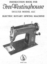 Free-Westinghouse DeLuxe ALC Manual Electric Instruction Enlarged Hard Copy - $11.99
