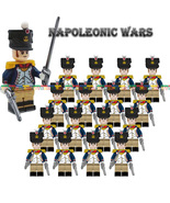16Pcs Napoleonic Wars Officer of the French Infantry Minifigures Buildin... - $28.98