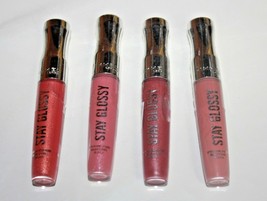 Rimmel Stay Glossy Lip Gloss #640 ;#340 ;#160  Lot Of 4 Sealed - $11.39