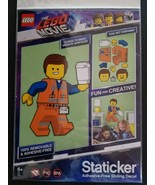 LEGO The Movie 2 Emmet Staticker - $9.79