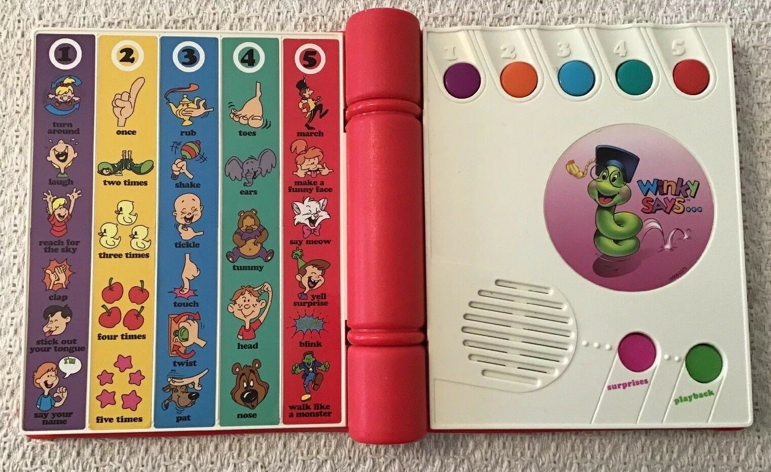 Mattel See 'N Say Story Maker WINKY SAYS Electronic Talking Book