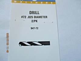 Walthers 947-72 Walthers # 72 /.025 Diameter Drill Bit 2 pack image 2