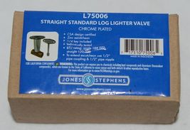Jones Stephens L75006 Angle Standard Log Lighter Valve Chrome Plated image 6