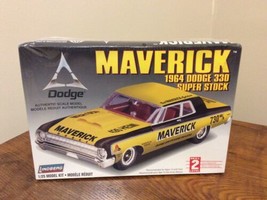 NEW Lindberg Maverick 1964 Dodge 330 Super Stock 1:25 scale model kit Se... - $24.95