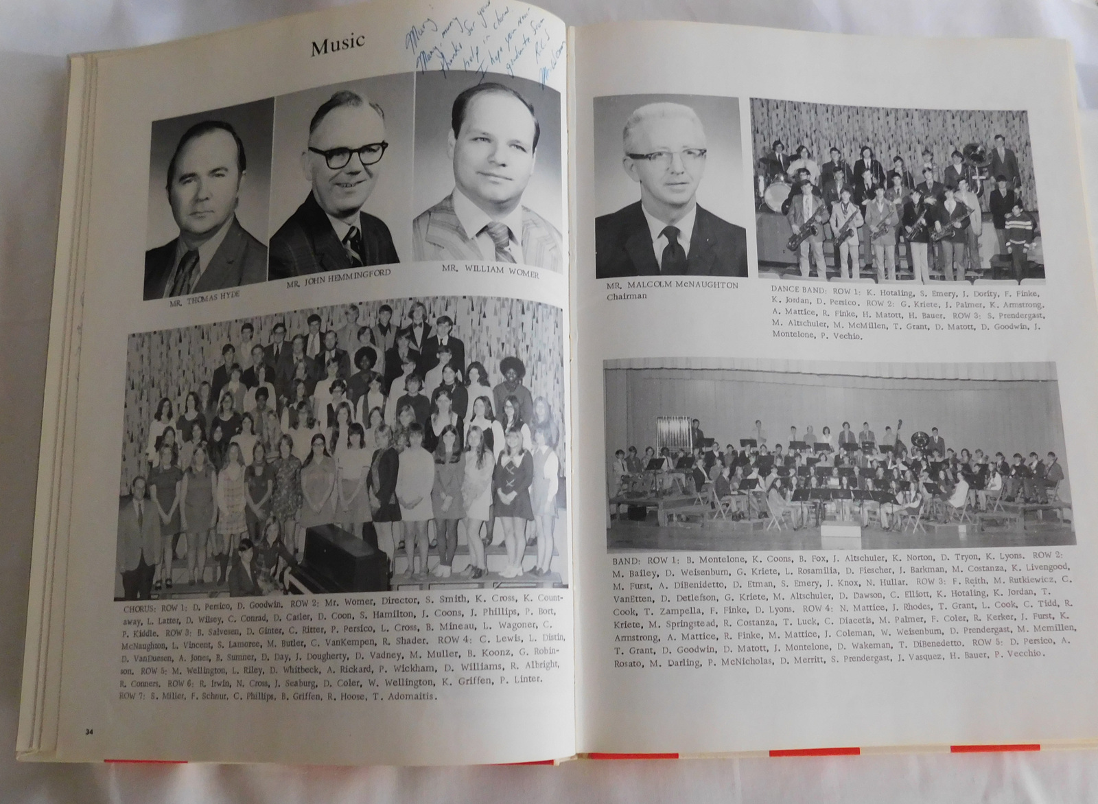 1972 High School Yearbook NY Ravena Coeymans Selkirk Central Memoir Books