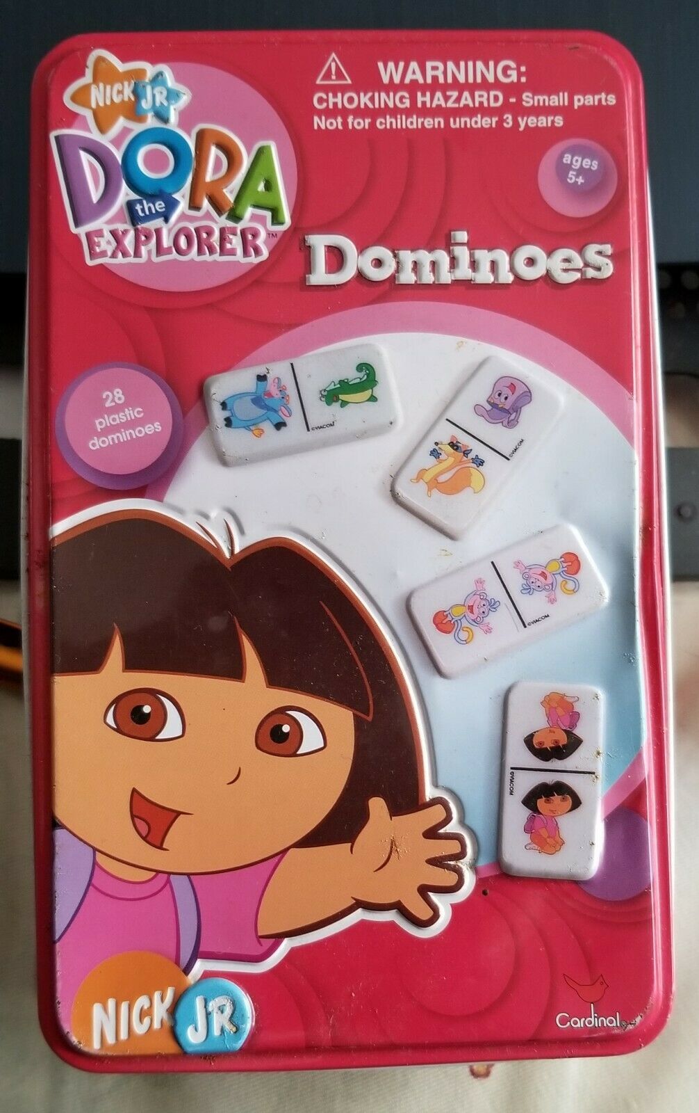 Dora the Explorer Dominoes With Collectible Tin. 27 Pieces. Nick JR ...