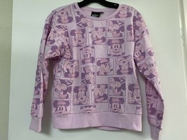Disney Minnie Mouse Girls XL 14/16 Pink Top Sweatshirt Pullover - $13.85