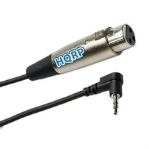 HQRP 1/8&quot; to XLR Female Cable for Hosa XVS-101F, Audio-Technica AE3000, ... - $21.21