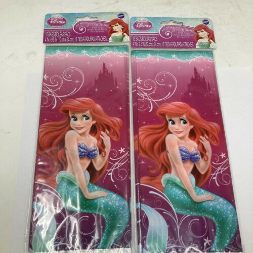 Primary image for 2x Wilton Disney LITTLE MERMAID Treat Bags Set of 16  ~ 32 Total~ Free Shipping!