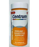 Centrum Immune & Digestive Support Probiotics Vitamin C 50 each 3/2023 FRESH! - $8.90