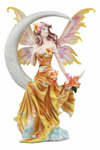 Nene Thomas Art Celestial Crescent Moon Earth Elemental Floral Fairy Sta... - $88.99