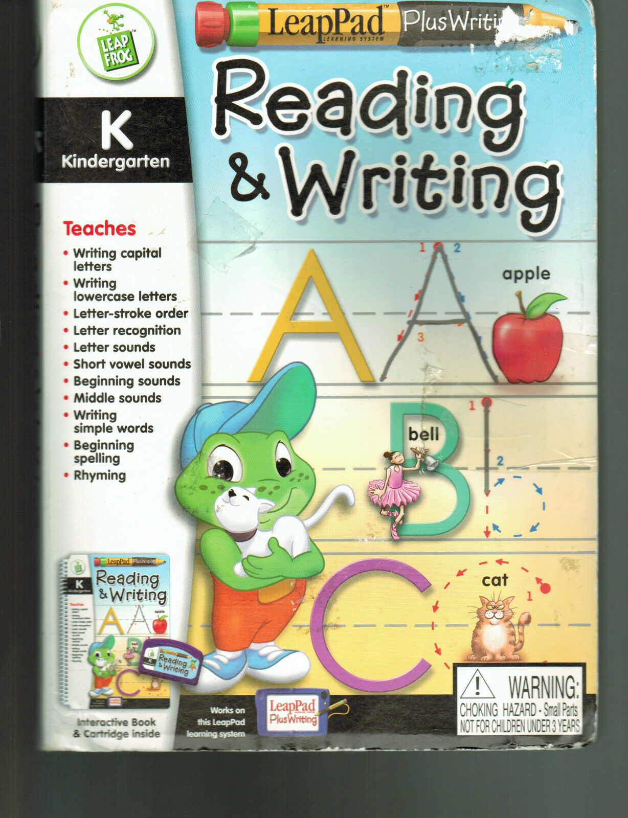 LeapPad Plus Writing Kindergarten Math Book Plus Software 