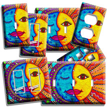 SOUTHWESTERN LATIN ART MOON AND SUN LIGHT SWITCH OUTLET WALL PLATE ROOM ... - $10.91+