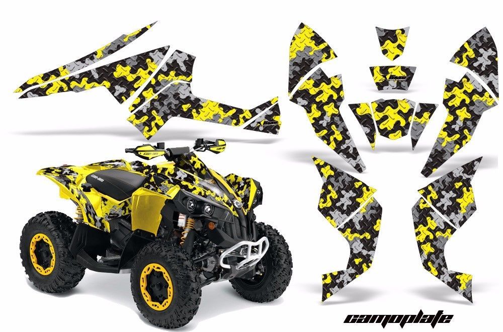 ATV Decal Graphics Kit Quad Wrap For CanAm Renegade 500 X/R 800X/R