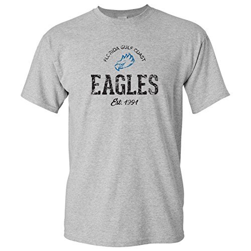 AS06 - FGCU Eagles Established Arch Logo T-Shirt - Small - Sport Grey ...