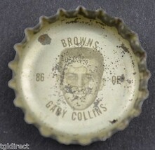 Vintage Coca Cola NFL Bottle Cap Cleveland Browns Gary Collins Coke King... - $4.99