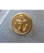 Brass Buttons Anchor Navy Shank - Dozens Available. Free US Shipping - FL/CT - $7.00